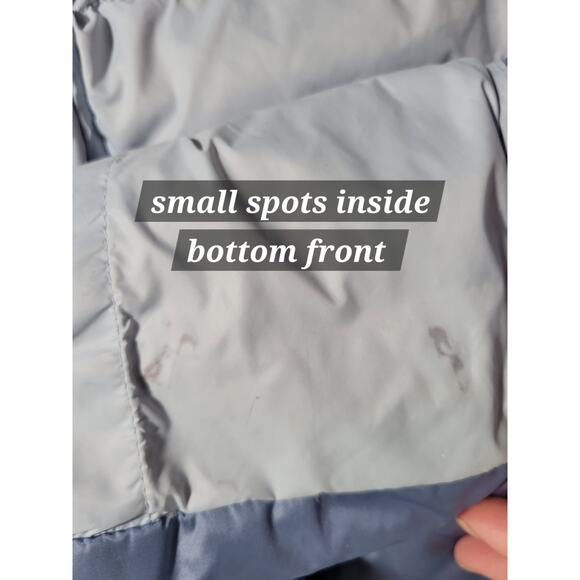 Eddie Bauer Women's EB650 Hooded Down Puffer Jacket Powder Blue XL - Picture 9 of 9